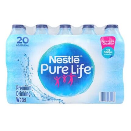 BA-PHC- NESTLE PURE LIFE BOTTLE WATER 60CL X 20 - WATER