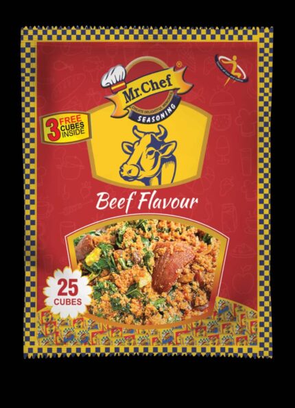 BA-PHC- MR CHEF BEEF  FLAVOUR SEASONING 25 CUBES- 5G
