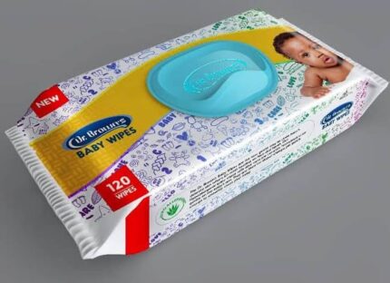 BA-PHC- DR BROWN 120PCS - BABY WIPES - BABY CARE