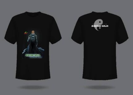 OM-PHC- IKWERRE NINJA BLACK SHORT SLEEVE T-SHIRT(FRONT & BACK) POLO TSHIRT- T SHIRTS