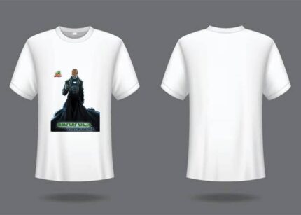 OM-PHC- IKWERRE NINJA WHITE SHORTS SLEEVE T-SHIRT(FRONT) POLO TSHIRT- T SHIRTS