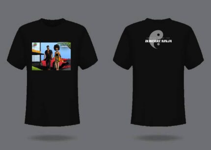 OM-PHC- IKWERRE NINJA BLACK SHORT SLEEVE T-SHIRT(FRONT & BACK) POLO TSHIRT- T SHIRTS