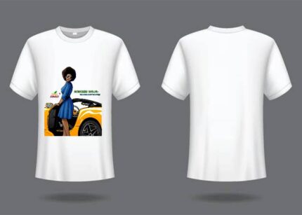 OM-PHC- IKWERRE NINJA WHITE SHORTS SLEEVE T-SHIRT(FRONT) POLO TSHIRT- T SHIRTS