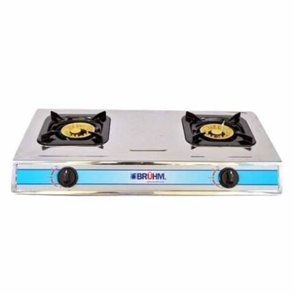 SIBS- PHC - BRUHM -2 BURNER -STAINLESS -BGC-MT2S- TABLE GAS COOKER